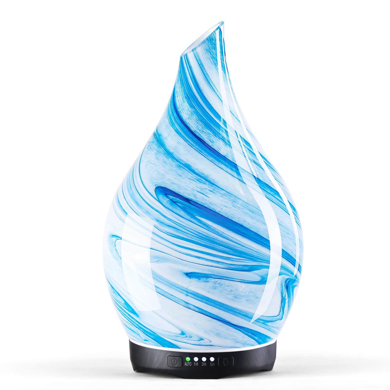 Porseme 280ml Essential Oil Diffuser Glass Color Changing Aroma Air Diffusers Aromatherapy Ultrasonic Cool Mist Humidifier 7 Running Hours Waterless Auto-Off for Sleeping, Yoga, Office, Spa (Desert) — view 17