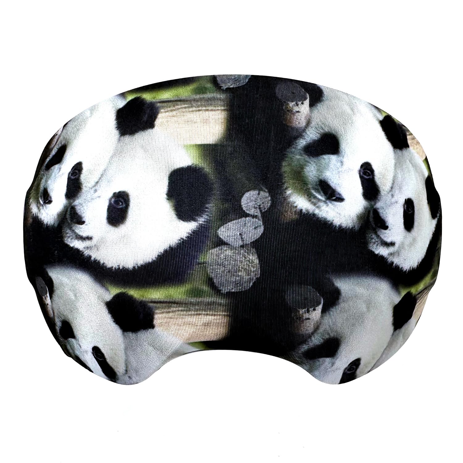 KOSTOO Ski Snowboard Goggle Cover, Microfiber Ski Goggle Protector, Snow Sports Cover Sleeve Lens Scratch Dust Protection, Great Gifts for Ski Lovers (Panda)