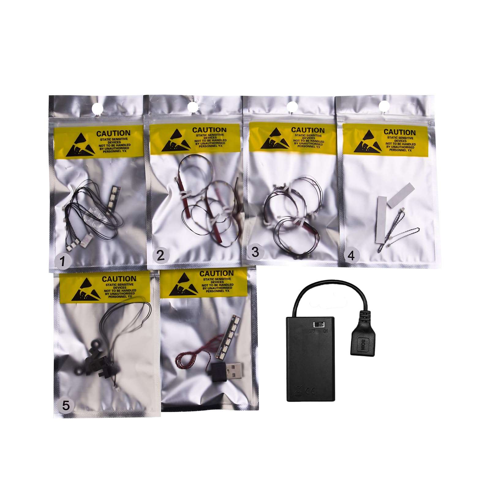 Kyglaring LED Lighting Kit for Lego 76191 Marvel Infinity Gauntlet Building Set - RC Sound Version