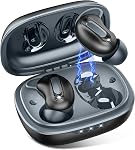 Écouteurs de sommeil, mini écouteurs sans fil ANC pour les dormeurs sur le côté, mode sommeil, batterie toute la nuit, écouteurs Bluetooth 5.4 avec basses profondes, microphone à réduction de bruit ENC 4, écouteurs étanches IPX7 pour Android iOS Noir