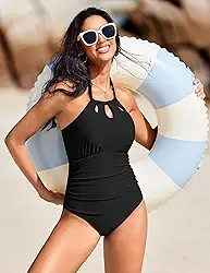 Maiô feminino, peça única, frente única, maiô recortado, roupa de banho com controle de barriga