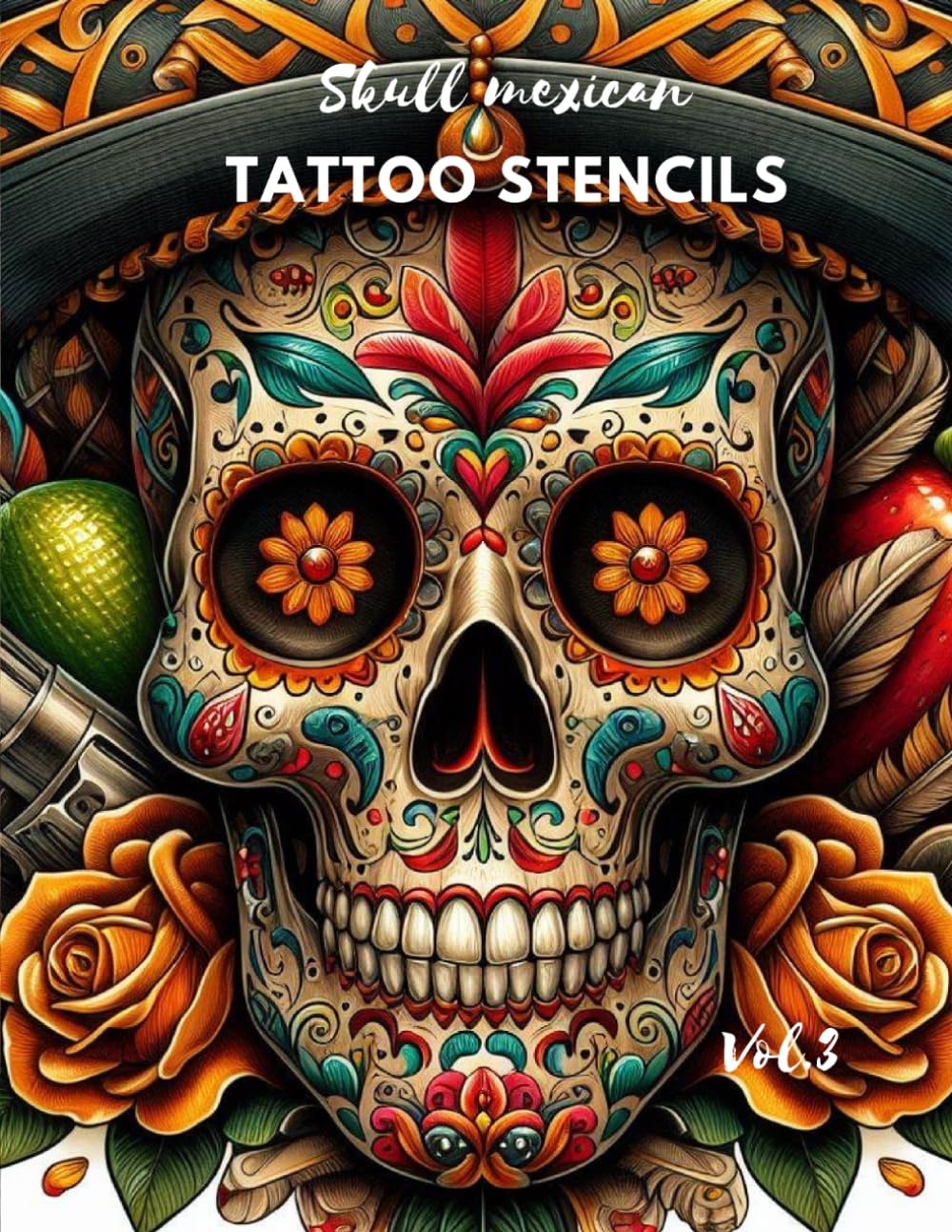 Skull mexican tattoo: Tattoo design: 3 (Skull Tattoo)