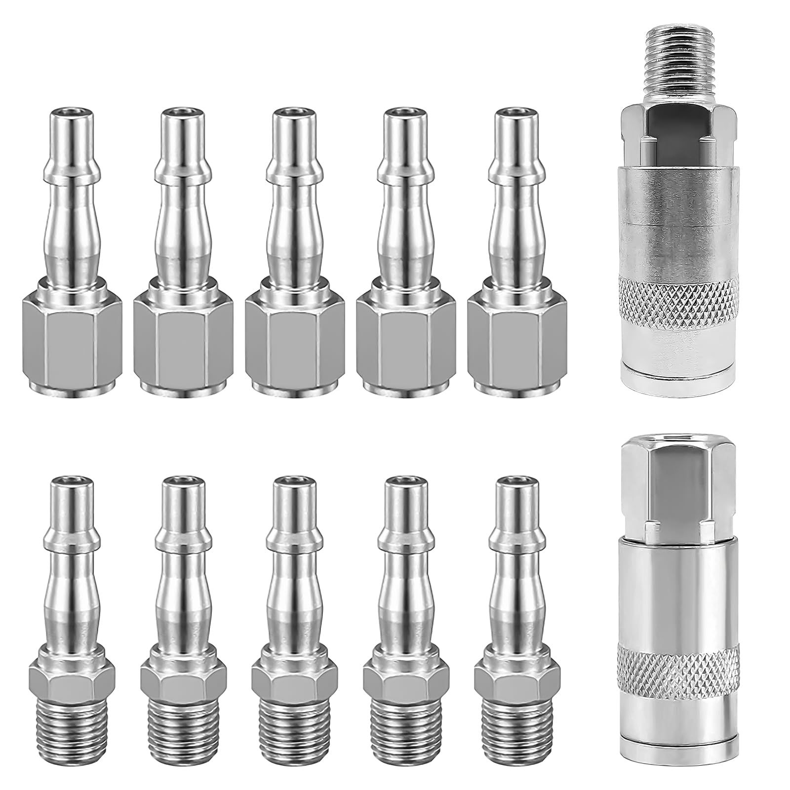 Buy 10pcs Air Line Connectors 1/4" BSP, Air Line Fittings, Air Hose