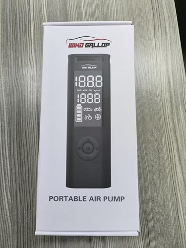 Miniatura 10 de Inflador de neumáticos, compresor de aire portátil, 90 W, 7800 mAh, bomba de aire 3 veces más rápida para neumáticos de automóvil con presión de