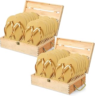 26 Pairs Bulk Flip Flops for Wedding Guest Flip Flops Wedding Flip Flops Set Flip Flop Sandals for Men Women Wedding Pool Party Slippers