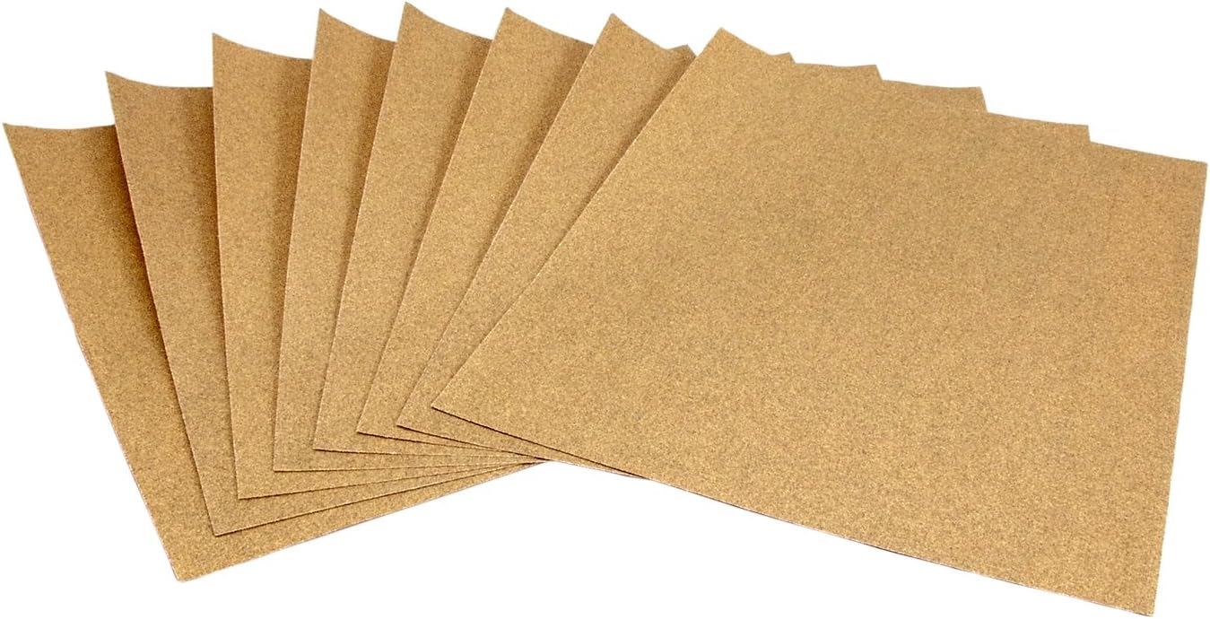 3M ProPak Sandpaper Paint and Varnish Removal, P120DGrit, 9Inch by