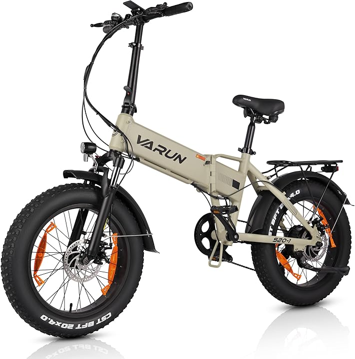 Varun bicicletta elettrica pieghevole pedalata assistita e cambio shimano S20-1
