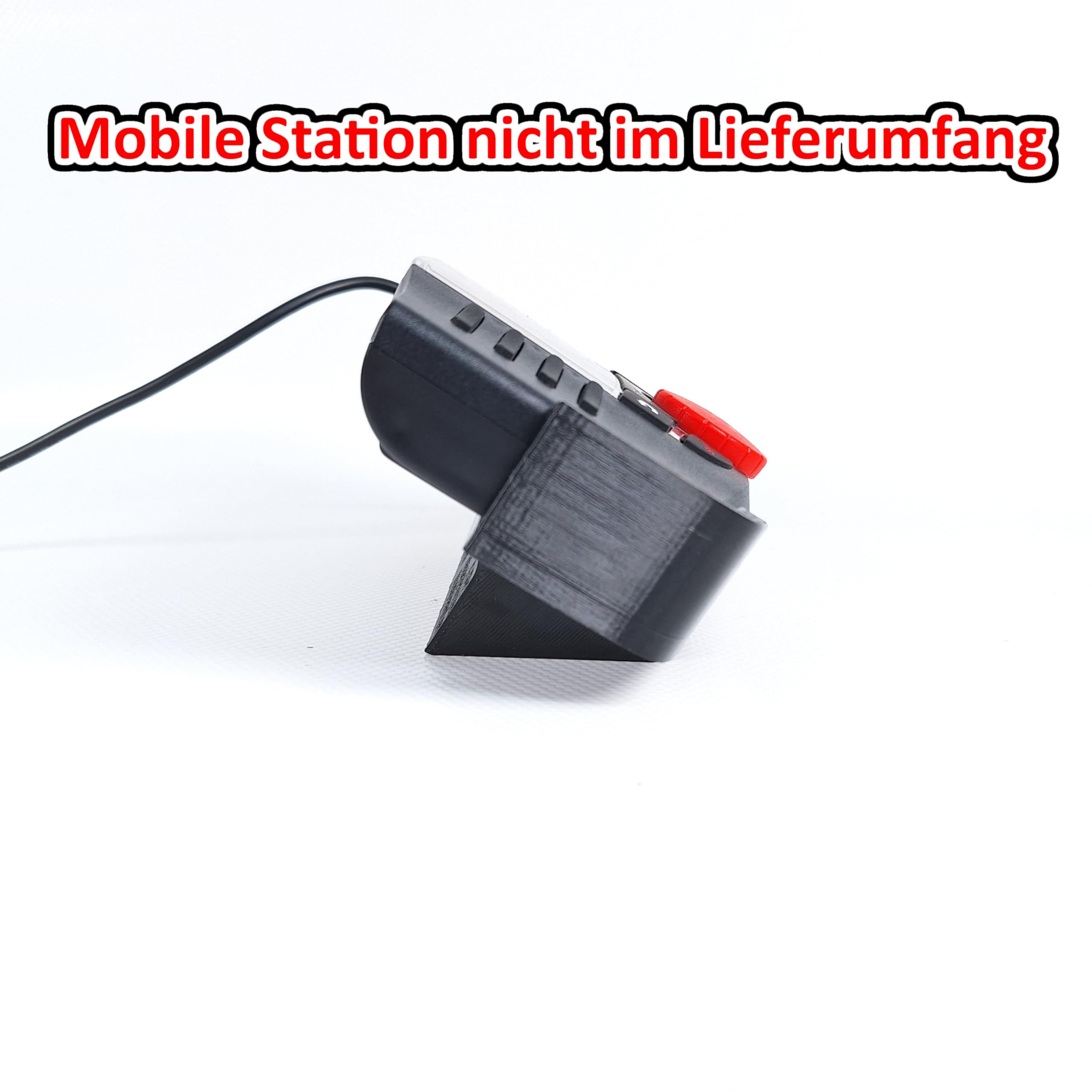 Halter passend für Märklin Mobile Station 2 & 3 – Wandhalterung & Tischständer Set | Kompatibel mit 60657 / 60653 | Ergonomische 30° Neigung | 3D-Druck von Rapid Factory | Robust & passgenau