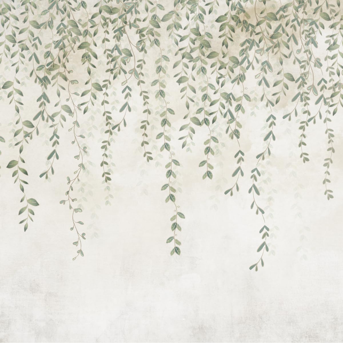 Muralo Carta da Parati 3D, Foglie - 312x219 cm | Rivestimento murale decorativo disponibile in tessuto non tessuto o autoadesivo, stampa nitida, posa facile, arredo moderno