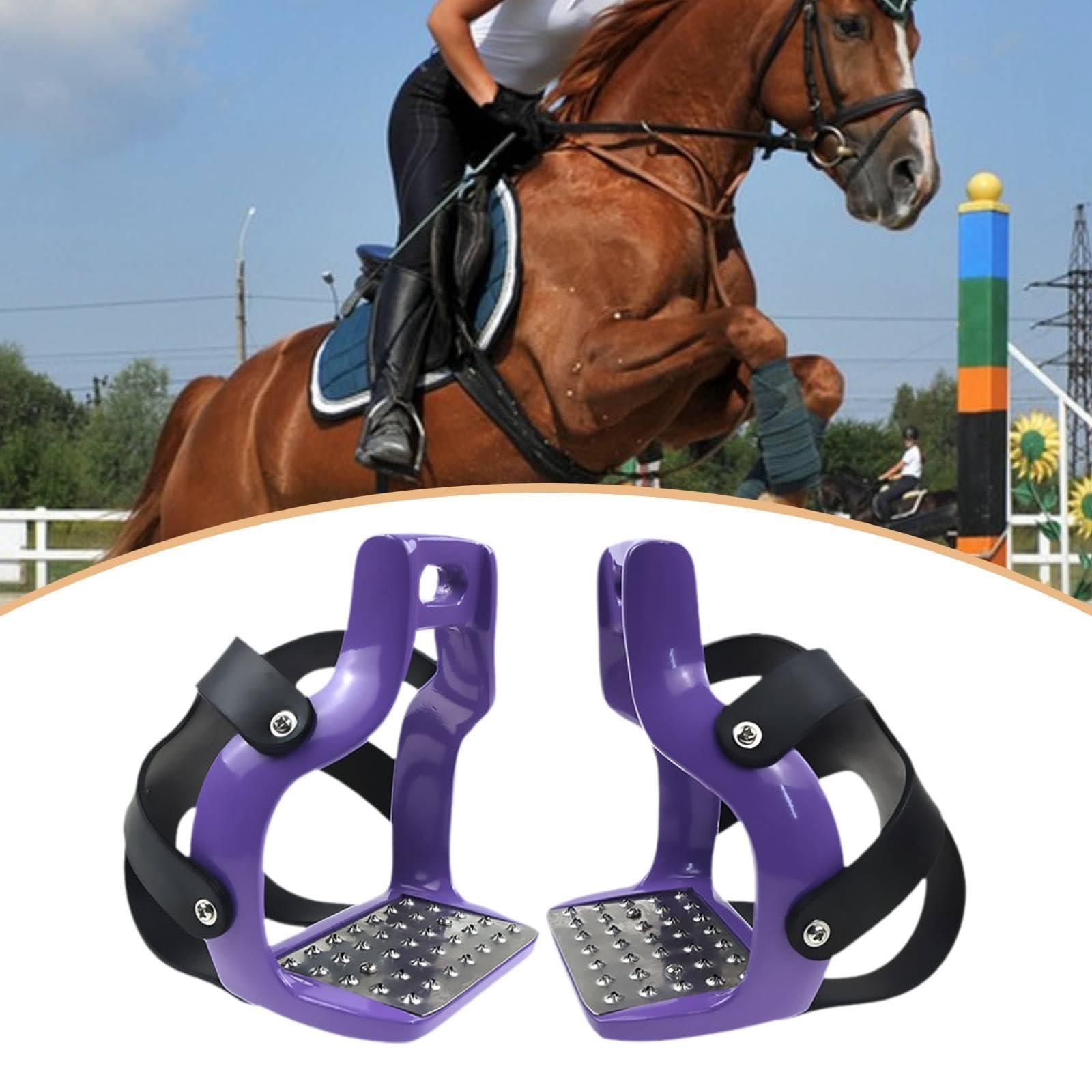 Amagogo 2 Piezas estribos par, estribos para Silla Montar, Accesorio para Exteriores, protección para Montar, Herramienta