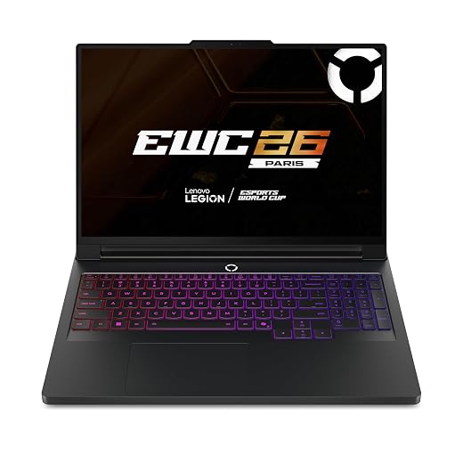 Lenovo Legion Pro 7 Gen 10 Gaming Laptop AI, 16'' OLED WQXGA (Intel Core Ultra 9 275HX, NVIDIA GeForce RTX 5080, 240Hz, 64GB RAM, 2TB SSD, Wi-Fi 7, Win 11 Home) RGB Keyboard - Black
