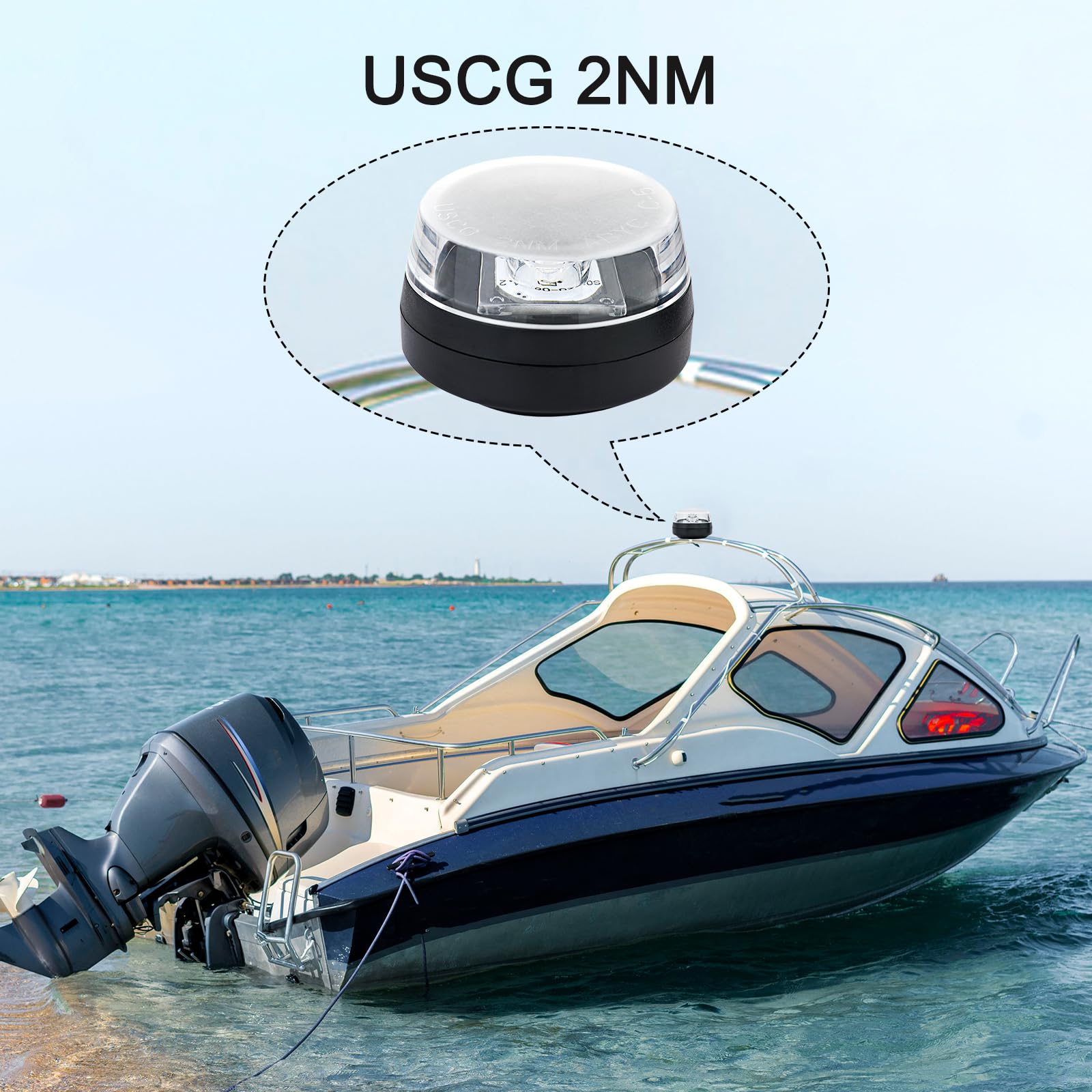 Mantagua LED Ankerlicht mit Day and Night Funktion - Navipro für Boot, 239,00