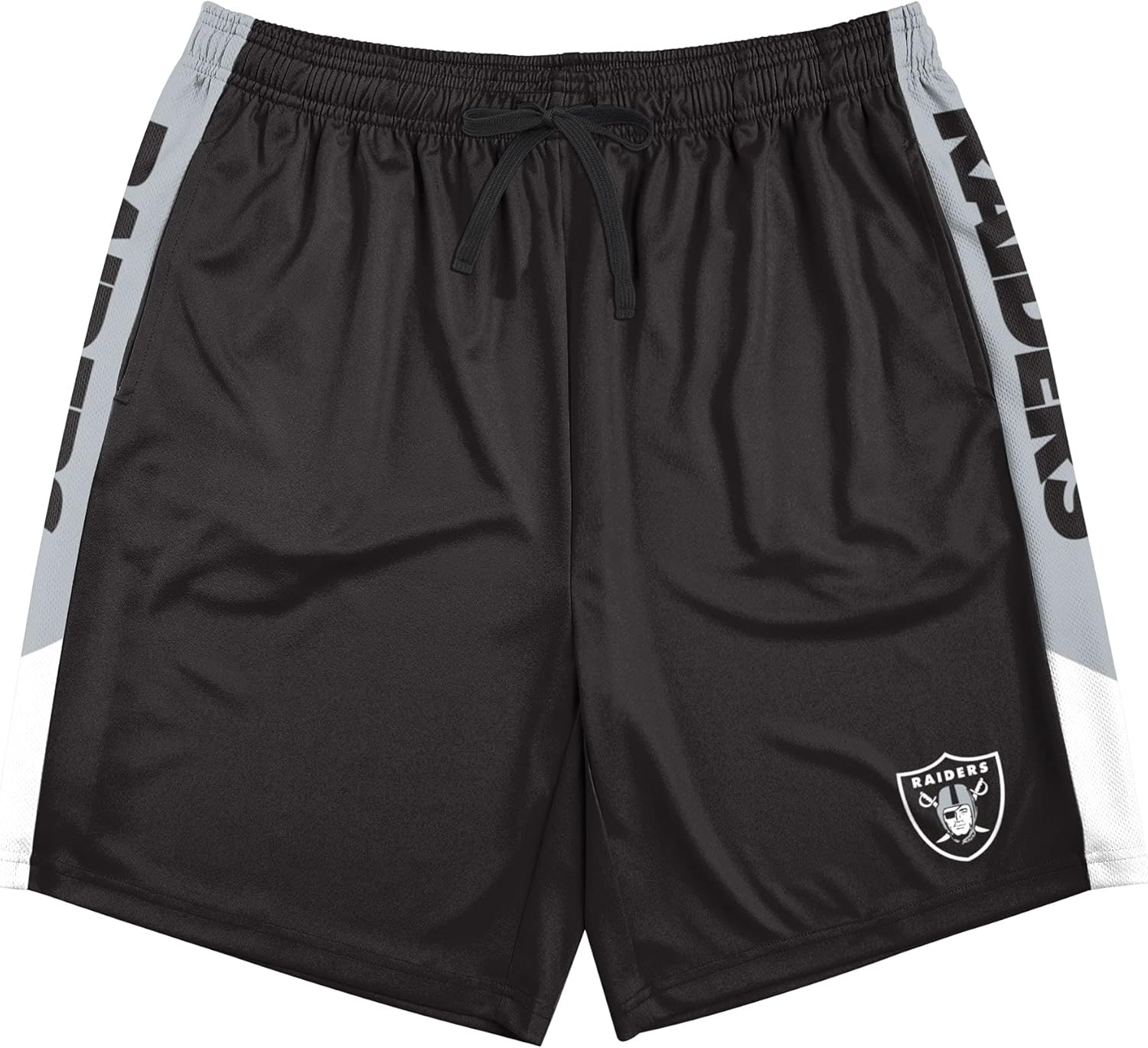 FOCO NFL Mens NFL Team Logo Side Stripe Training Shorts