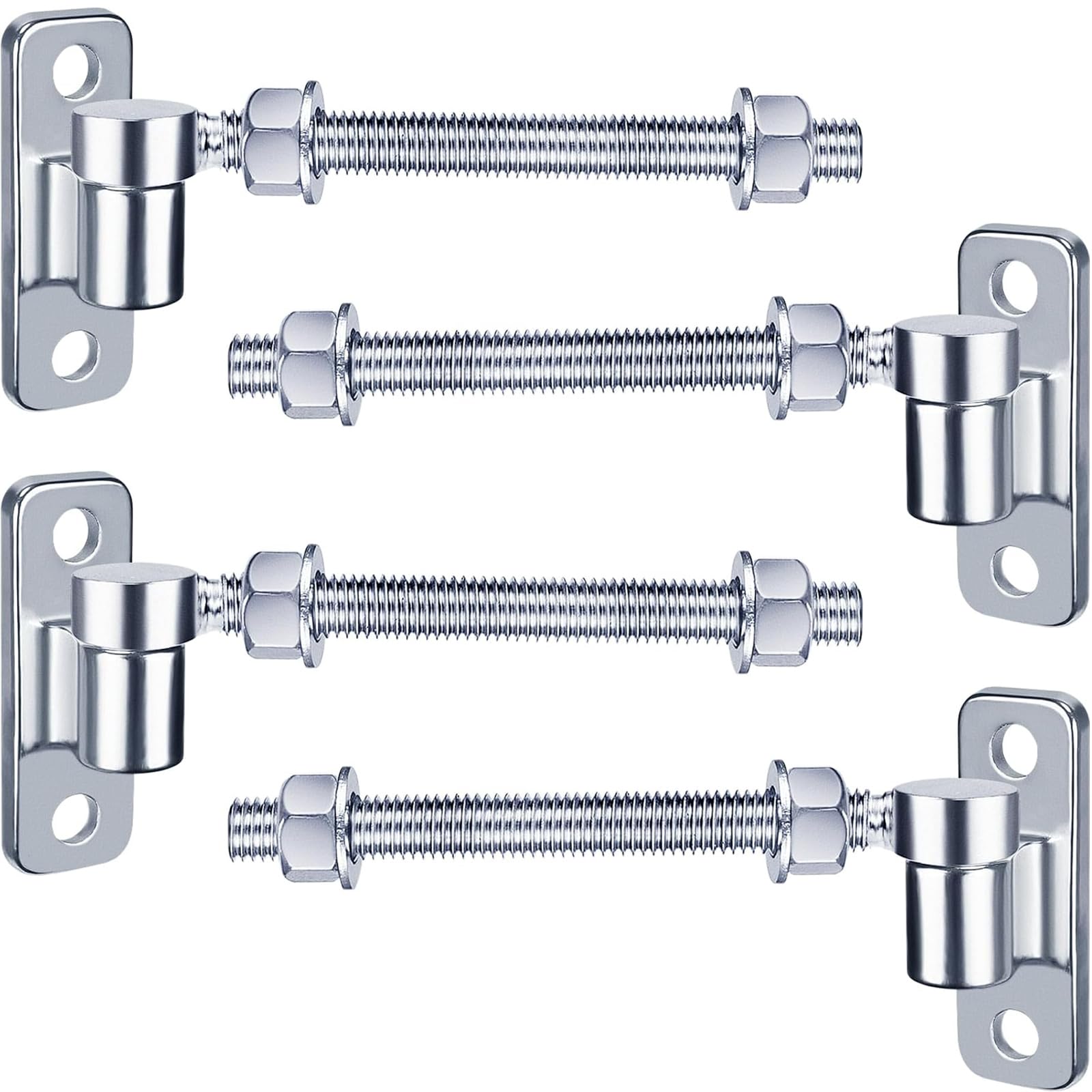 Cerniere per Cancello, Confezione da 4 Cerniere per Porte, Cerniere Pesanti per Cancelli in Acciaio Inossidabile, per Cancello da Fattoria/Cancello da Giardino/Recinzione in Legno, 150mm