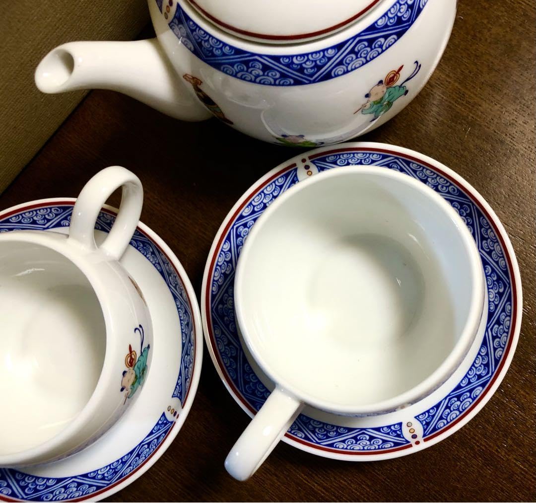 Amazon.co.jp: NARUMI ナルミ 唐子 中国茶 ティーフォーツ 茶器揃え