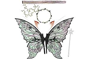 Black Wings Adult Large 29.1"x21.7"