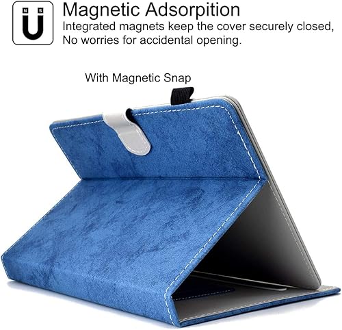 Miniatura 4 de NewShine - Funda universal para tablet de 7.9 a 8.5 pulgadas, funda de piel sintética para iPad Mini 1234, Galaxy Tab A 8.0, Tienda Kindle Fire HD 8