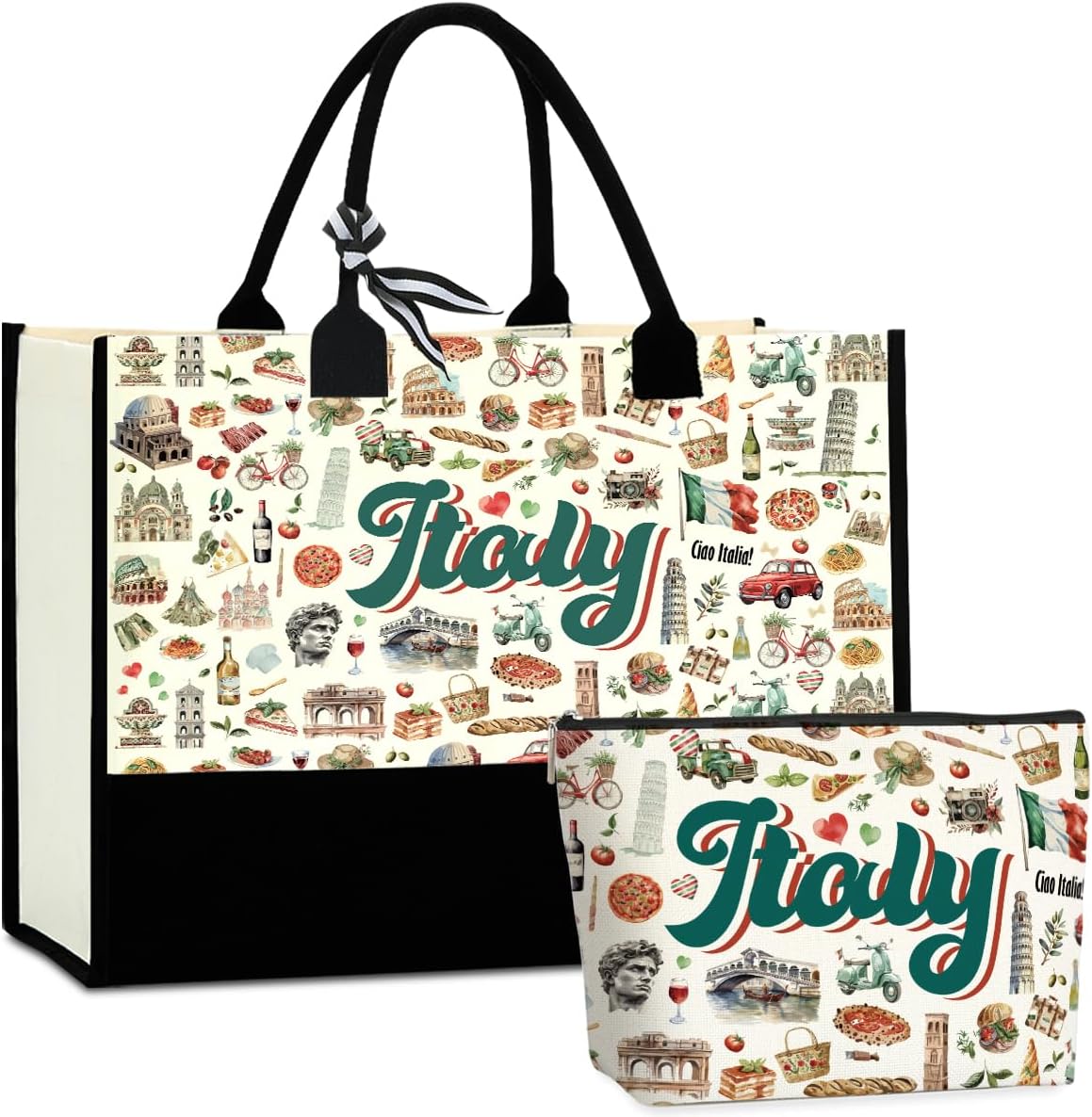 Seattle Italy Chicago New York Las Vegas Paris Gifts for Women Canvas Tote Bag Mother's Day Gifts for Women