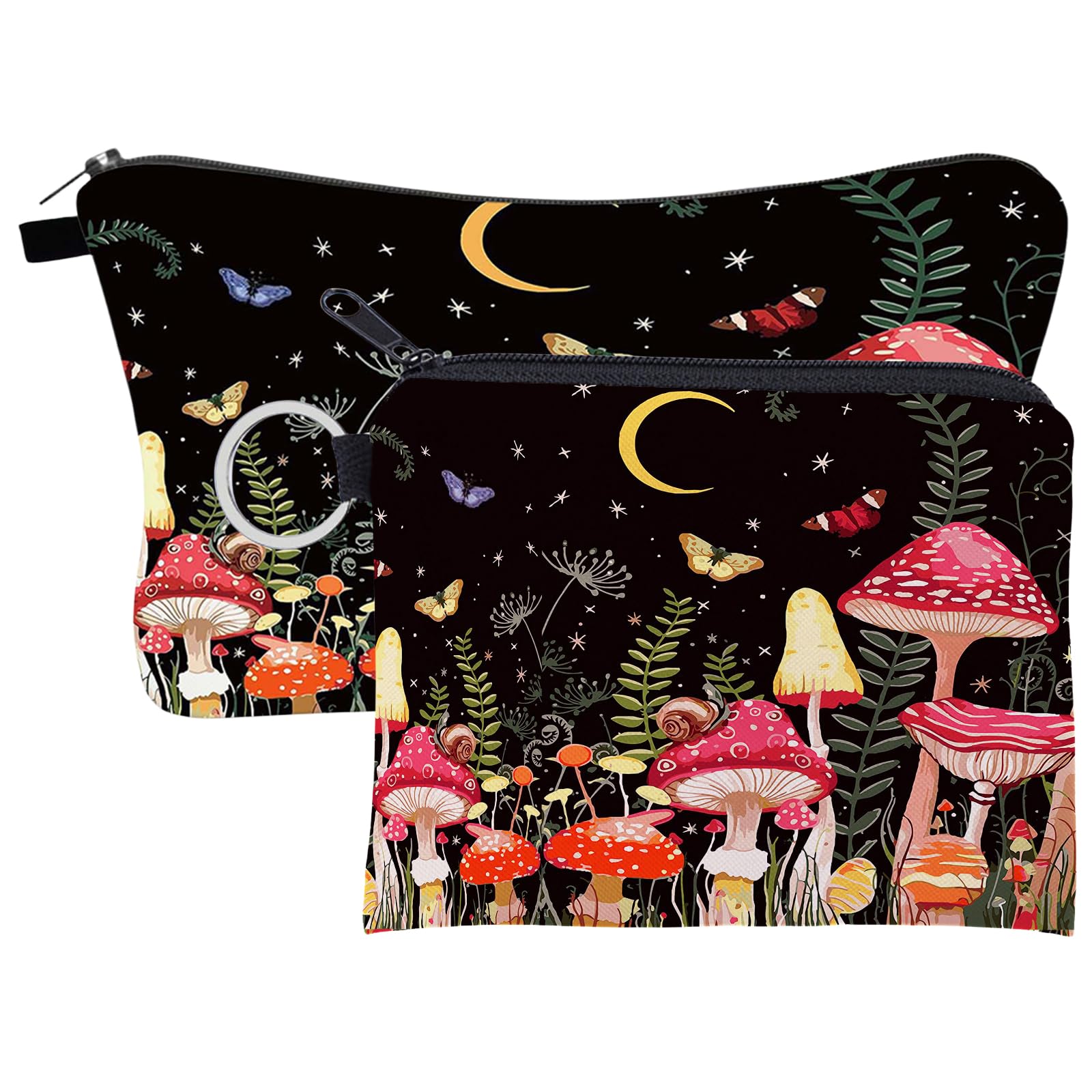 FAVORTALK Cosmetic Bag Travel Makeup Bag Small Cosmetic Bag Make Up Case for Women Organizer Flat Lay Bag Travel Wash Kit Women B0975 — view 21