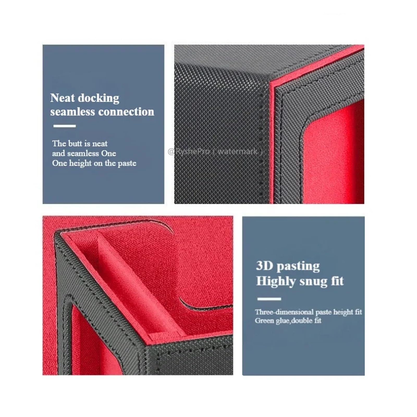 Deck Box Caja de almacenamiento cartas coleccionables con expositor Commander y bandeja for dados(Grey)