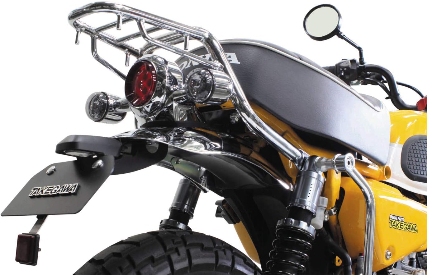 Amazon スペシャルパーツ武川 リアキャリア クロムメッキ モンキー125 Jb02 タイモデル Mlhjb02 09 11 0225 車 バイク 車 バイク