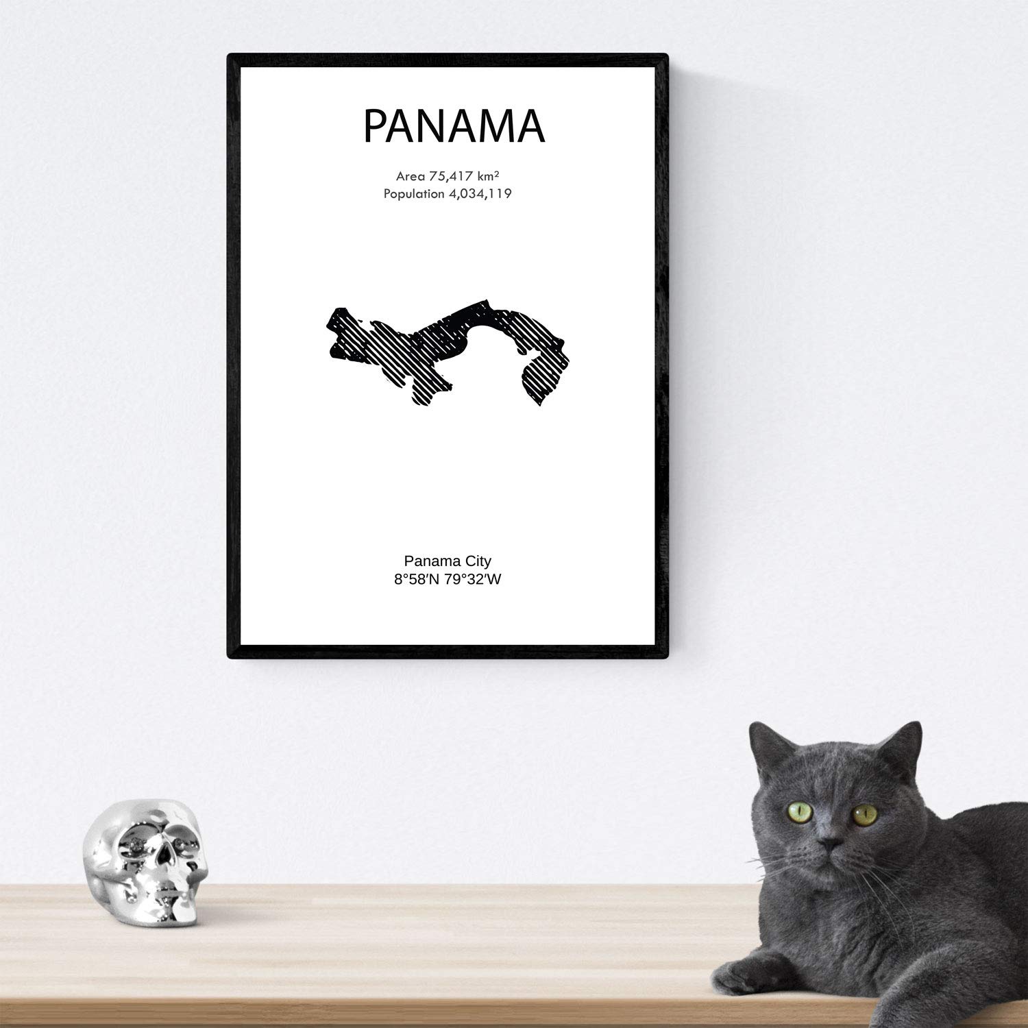 Nacnic Poster Panama. Sheets of countries and continents. A4 size - Image 4