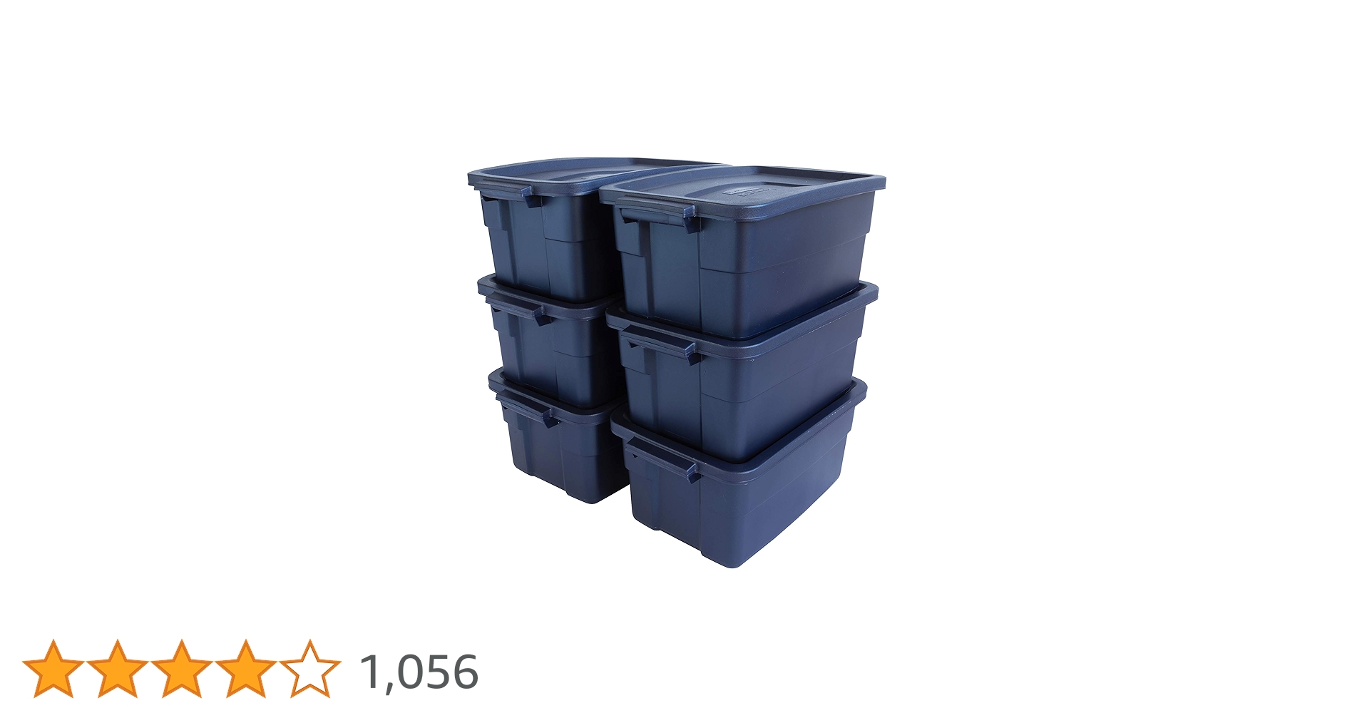 Amazon｜Rubbermaid (ラバーメイド) 収納ボックス 蓋付き ポリエチレン