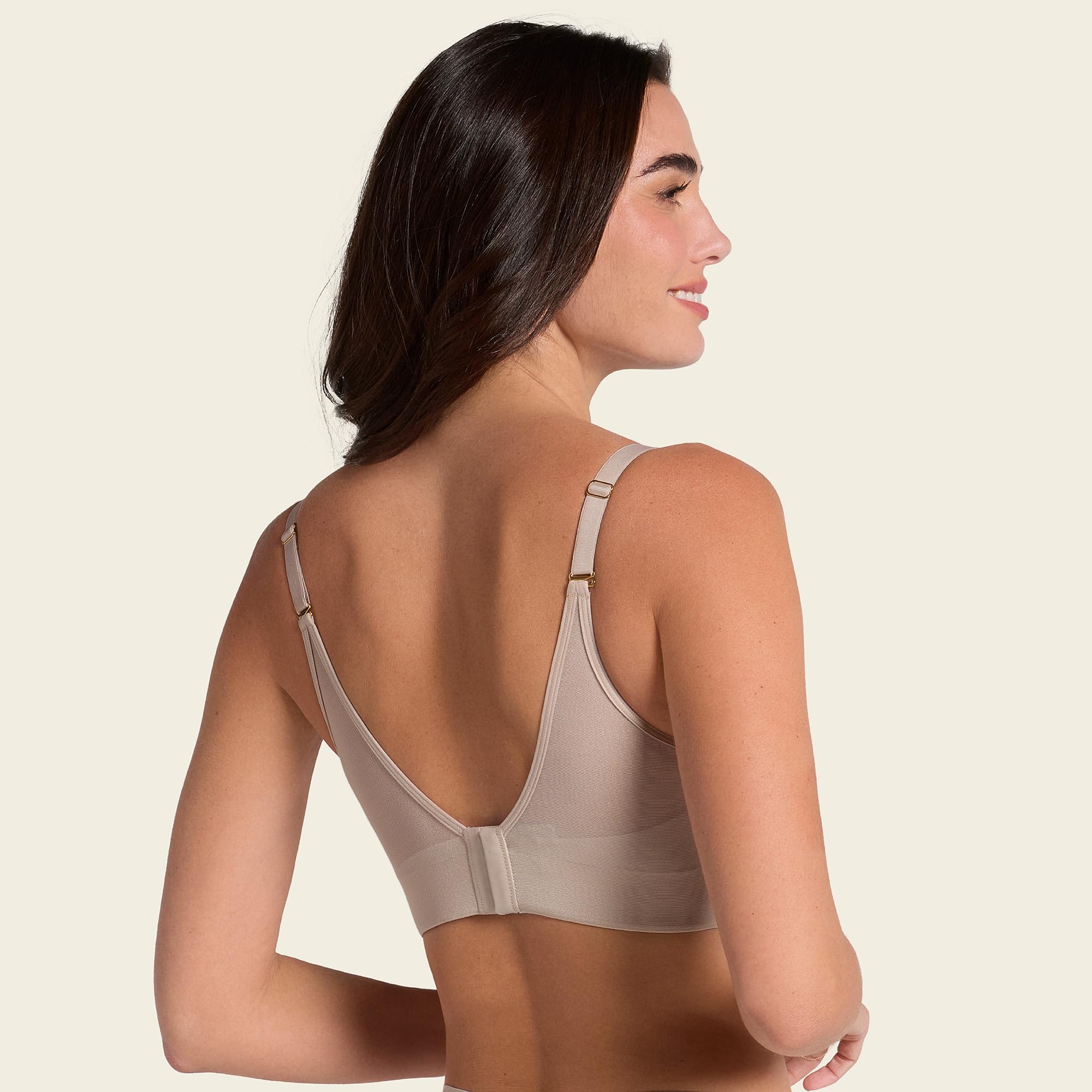 Leonisa Sujetador Triangular de Push up Alto y Buen cubrimiento Memory Bustier