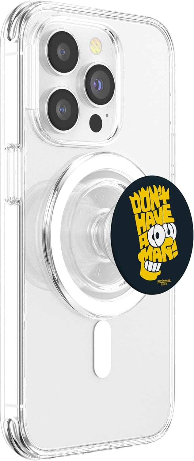 The Simpsons Bart Simpson Don’t Have a Cow Man PopSockets PopGrip for MagSafe