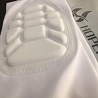 Vista 5 de Juego de 2 mangas de compresión acolchadas en el codo y en el antebrazo, para soporte y protección