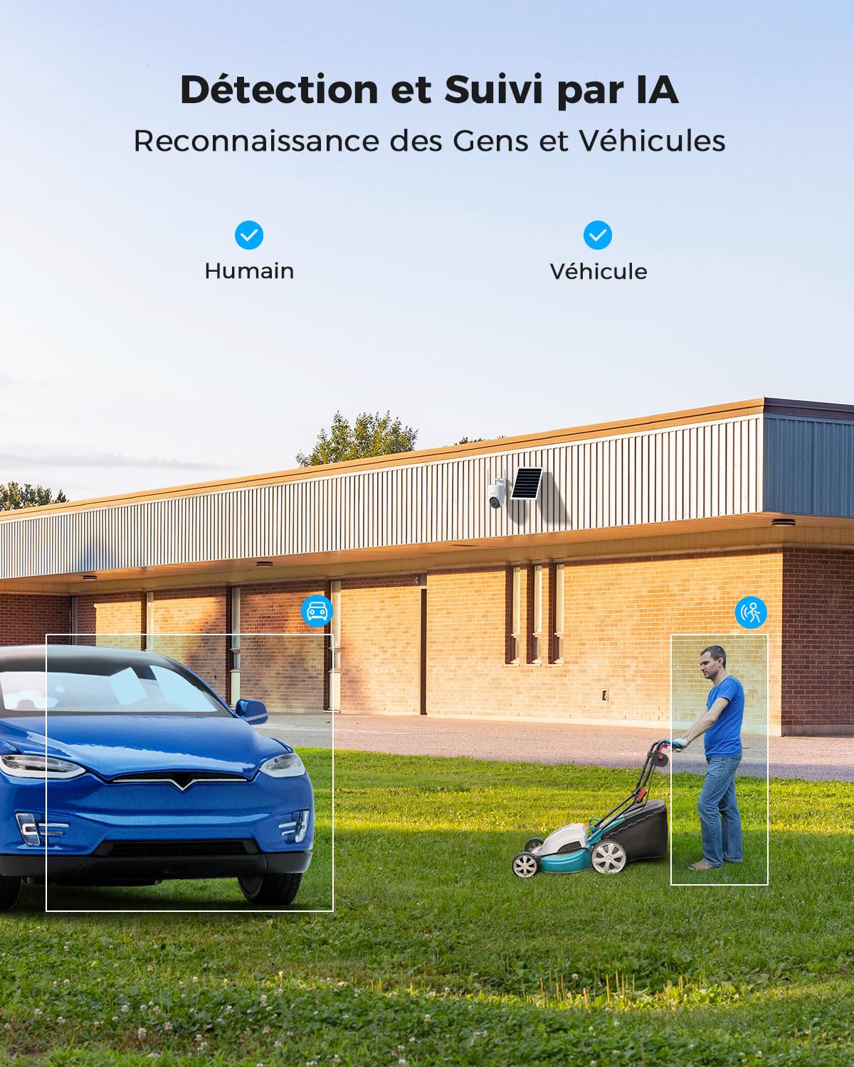 COCOCAM 24/7 Enregistrement AOV 4G Camera Surveillance Exterieur sans Fil