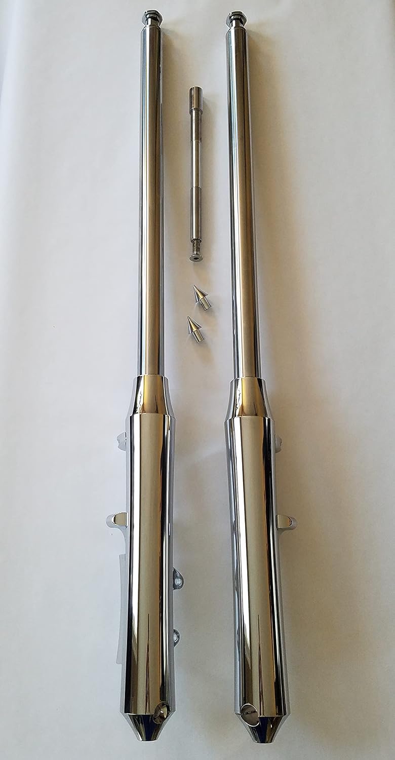 Big Dog OEM Chrome Front End Fork Set (200411) K9, Ridgeback, Chopper Automotive