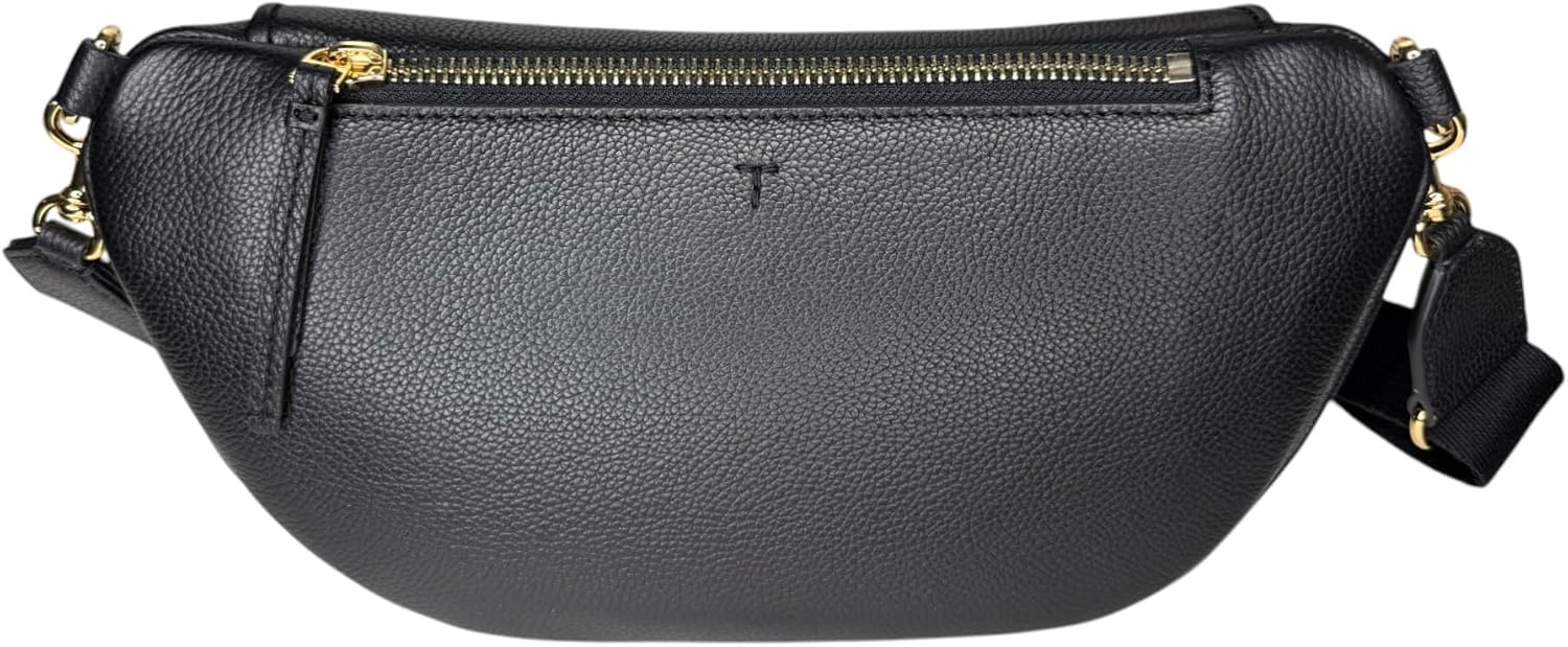 Tory Burch Women's Thea Belt Bag Fanny Pack Waist Bag (Black) - Image 4