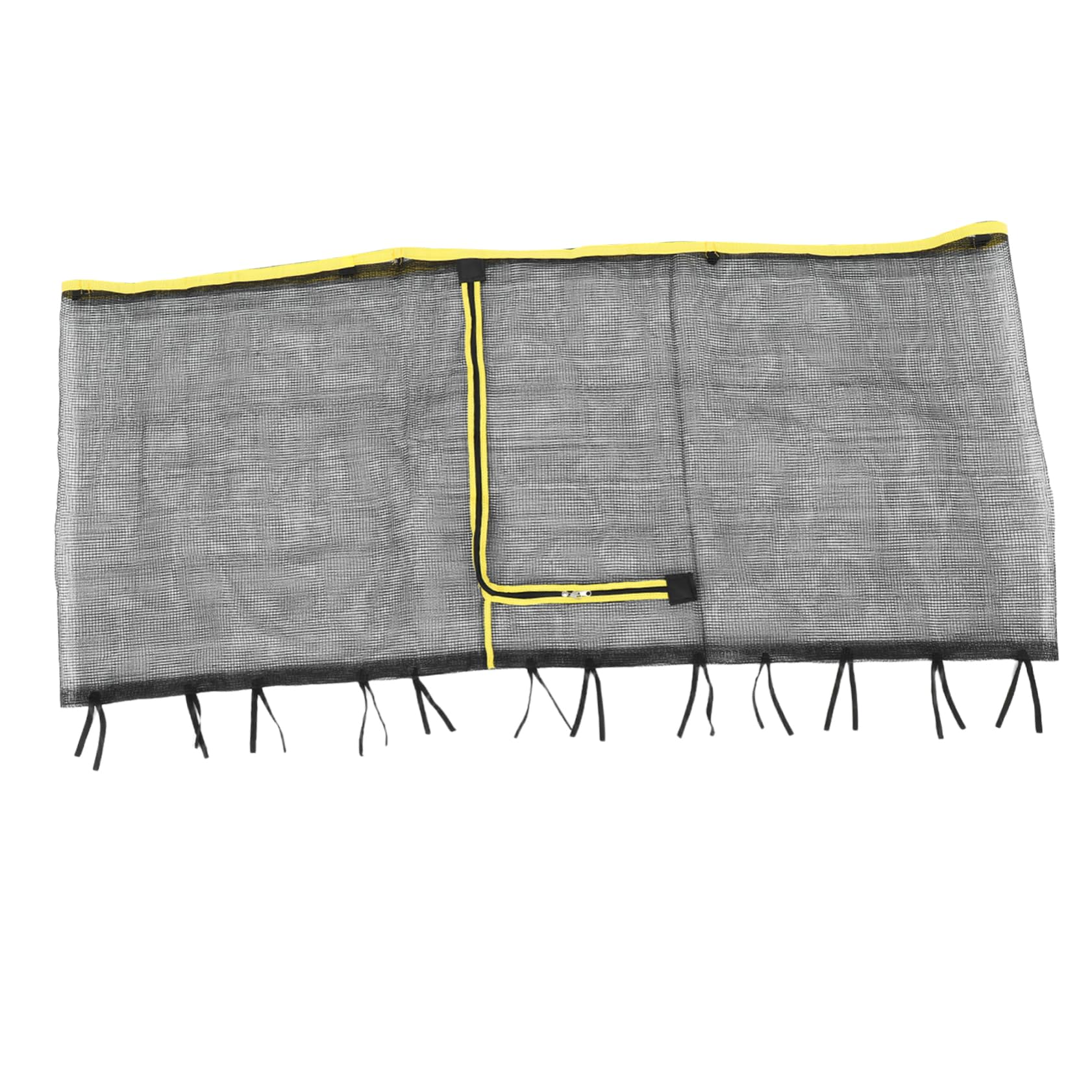 BRIGHTFUFU Trampoline Safety Nets Round Trampoline Netting with Zipper Closure Replacement for 6-Pole Enclosure