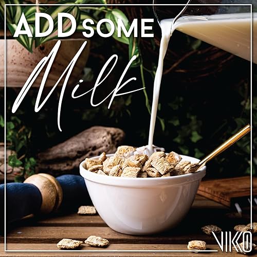 Vikko Cuencos para cereales, cuencos de postre de 6 pulgadas, cuencos de cereales blancos, cuencos de porcelana fina, juego de 4, aptos para