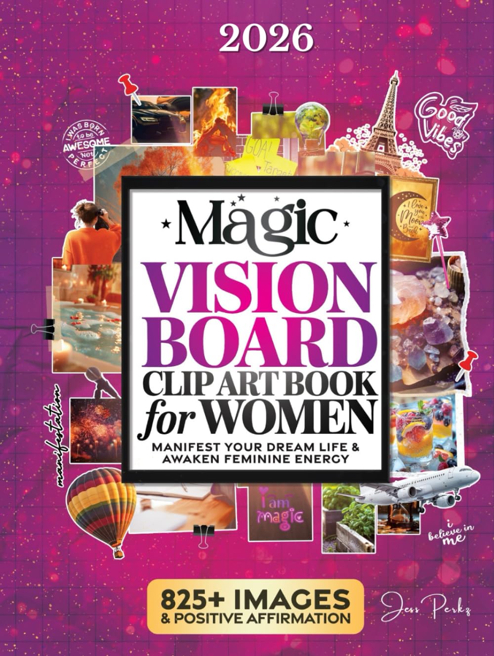 Livre de découpage pour vision board et rituel de manifestation créative pour femmes