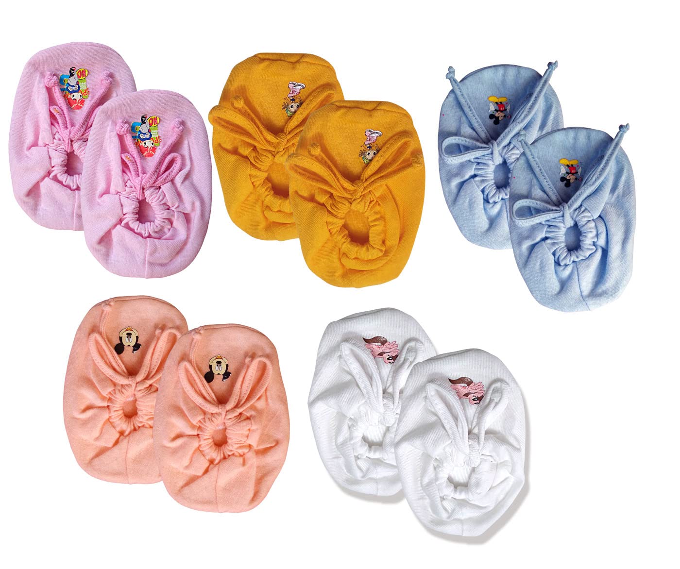 KIDSKA Booties/Shoes/Socks For Baby Girl And Baby Boy/Unisex-Baby Booties -Set Of 5 Pair,Assorted (B0BXSZ1V6M) Amazon Price History, Amazon Price Tracker