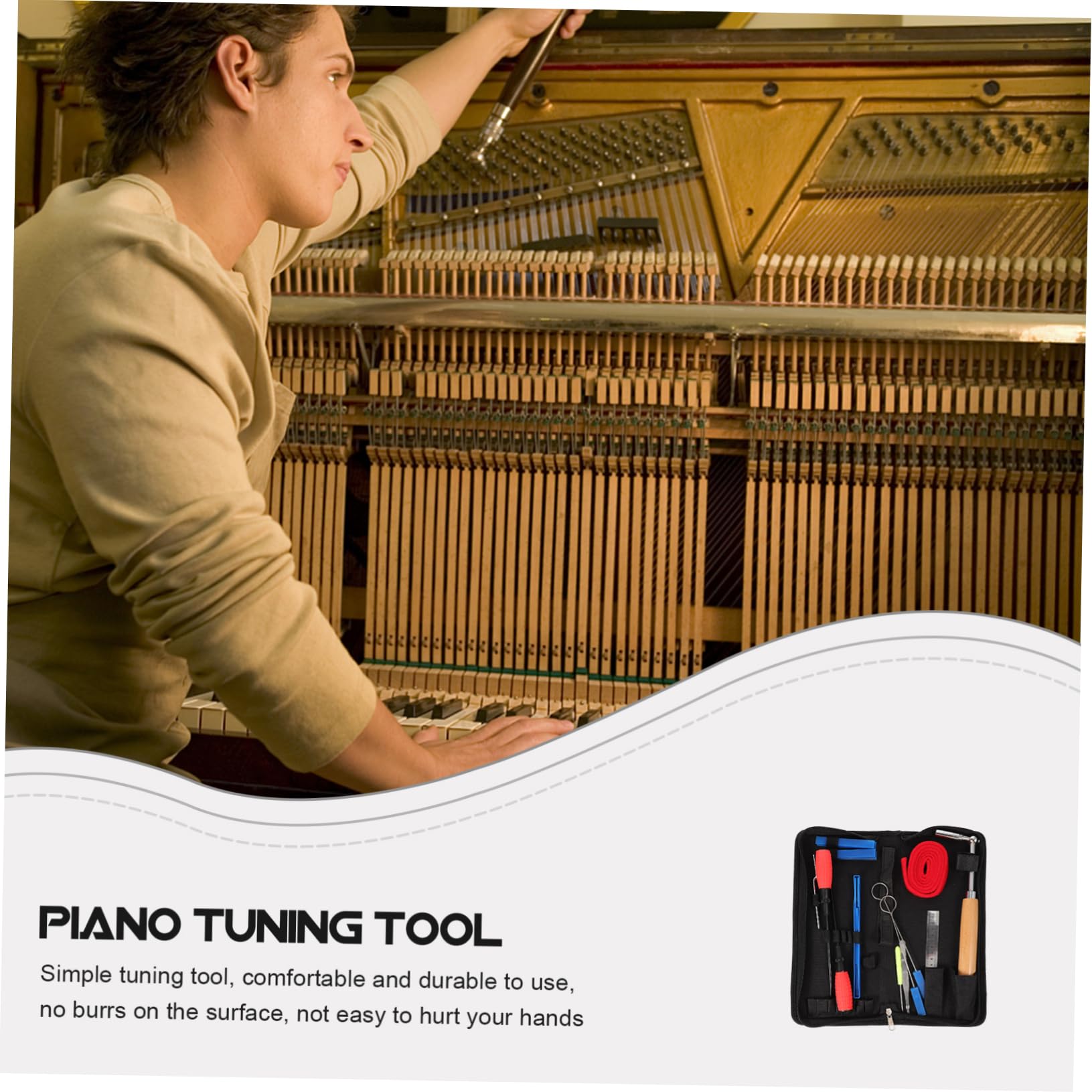 Kit de Sourdines pour Piano, 1 Set, Outil D'accordage et Entretien