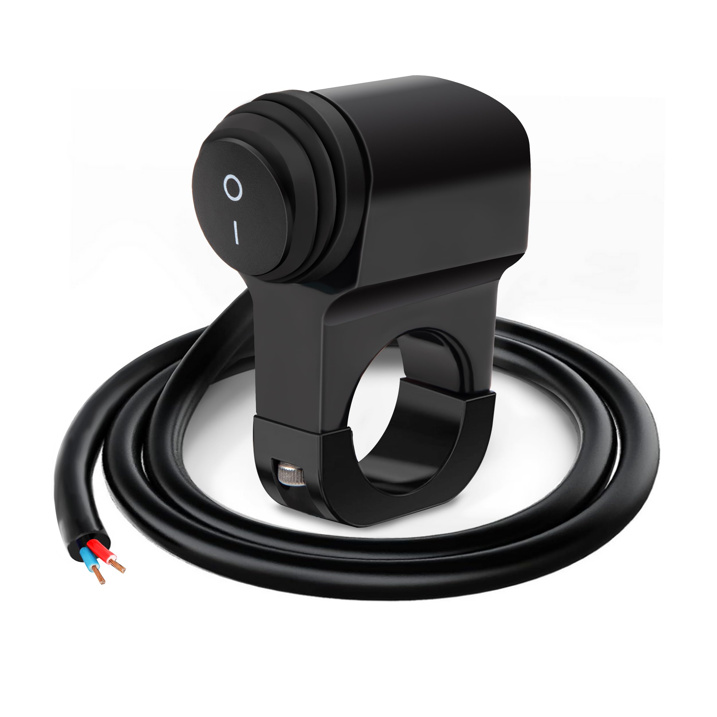 Motorfiets Mistlampen Schakelaar, 22mm Universele Motorfiets Stuur Motorfiets O Off Schakelaar Dubbele Bedieningsknop Schakelaar Uitgebreide Duurzaamheid