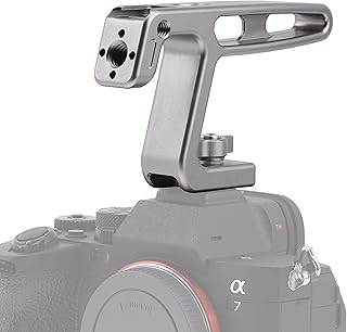 foto4easy Mini Top Handle with Cold Shoe Mount for DSLR Camera Cage,Cold Shoe Mount and 1/4