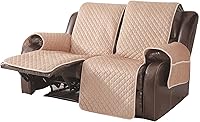 Vista 22 de LUFEIJIASHI Fundas antideslizantes para sofá reclinable de 2 plazas, fundas impermeables para sofá reclinable de 2 asientos, fundas de terciopelo
