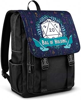 adventurers leather backpack of holding DND | Bag Tabletop RPG Travel Backpack for D&D Players & Dungeon Masters Our unique treatment helps Size:4\6 Finance News: Latest Financial office-bag