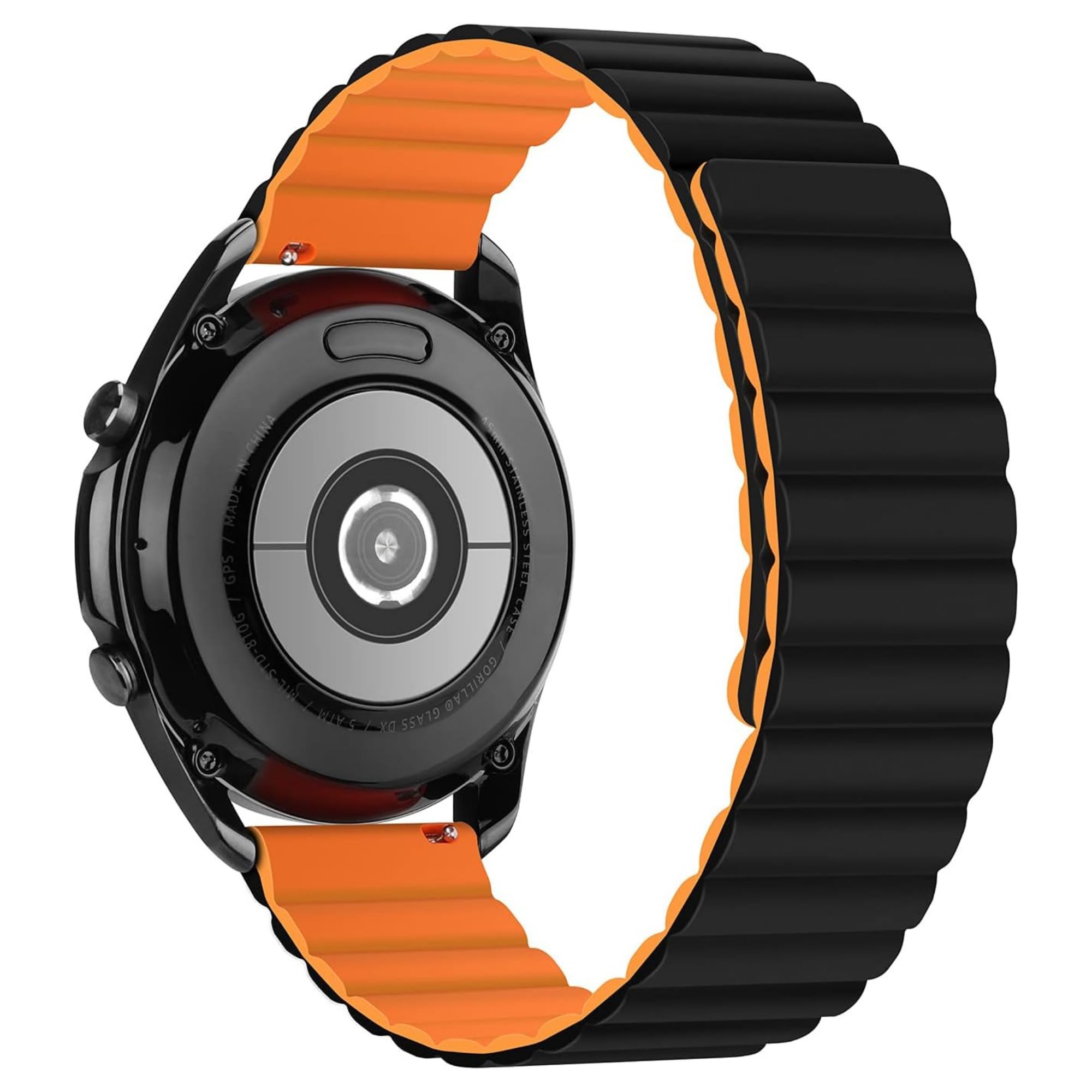 Correa Reloj 22mm Magnética Compatible con Samsung Gear S3 Frontier, Samsung Galaxy Watch 46mm y Watch 3 45mm. Correa Compatible con Amazfit Gtr 47mm, Pace, Stratos y Garmin Venu 2