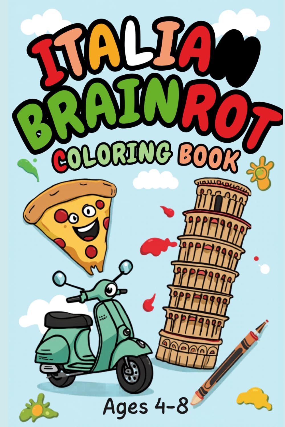 Italian Brainrot Coloring Book
