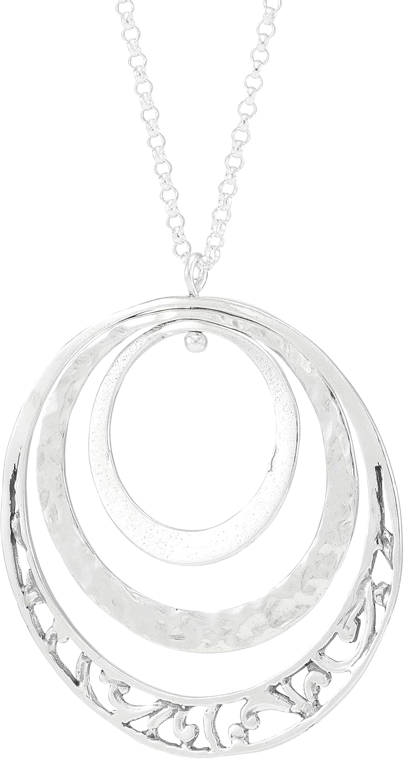 Silpada 'Parades' Sterling Silver Pendant Necklace, 16" + 2" - Image 2