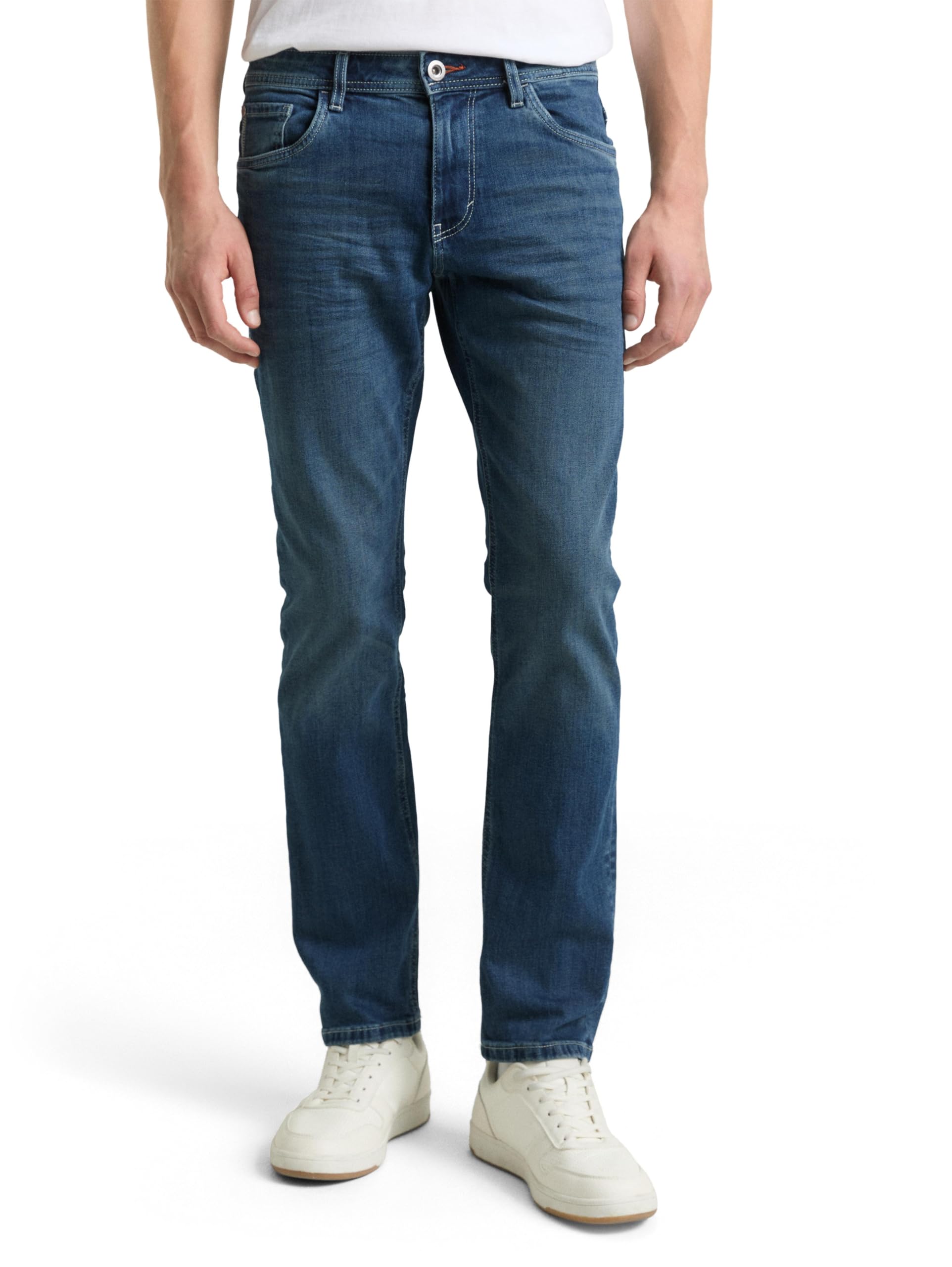 Tom Tailor Herren TTMARVIN Straight Jeans mit Stretch