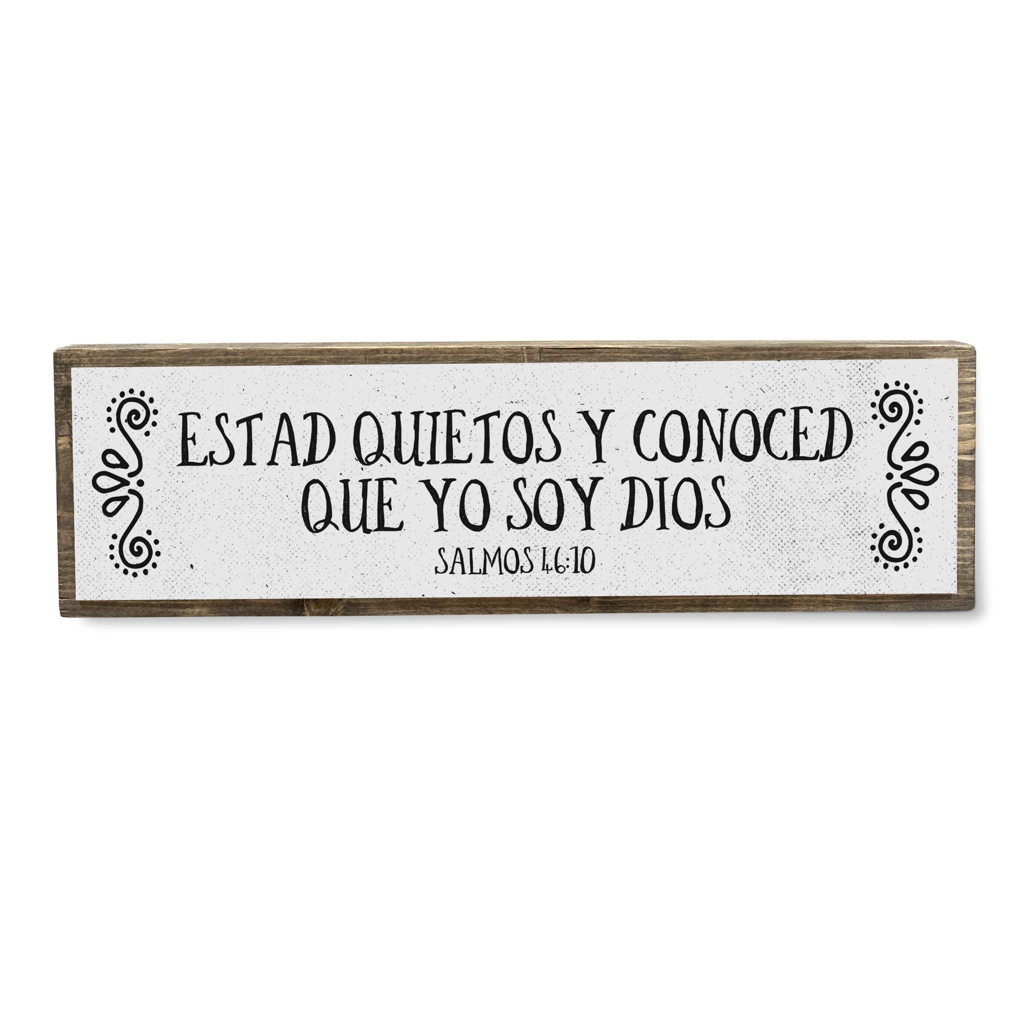 Anvevo Estad Quietos Y Conoced Que Yo Soy Dios Spanish | Desertcart