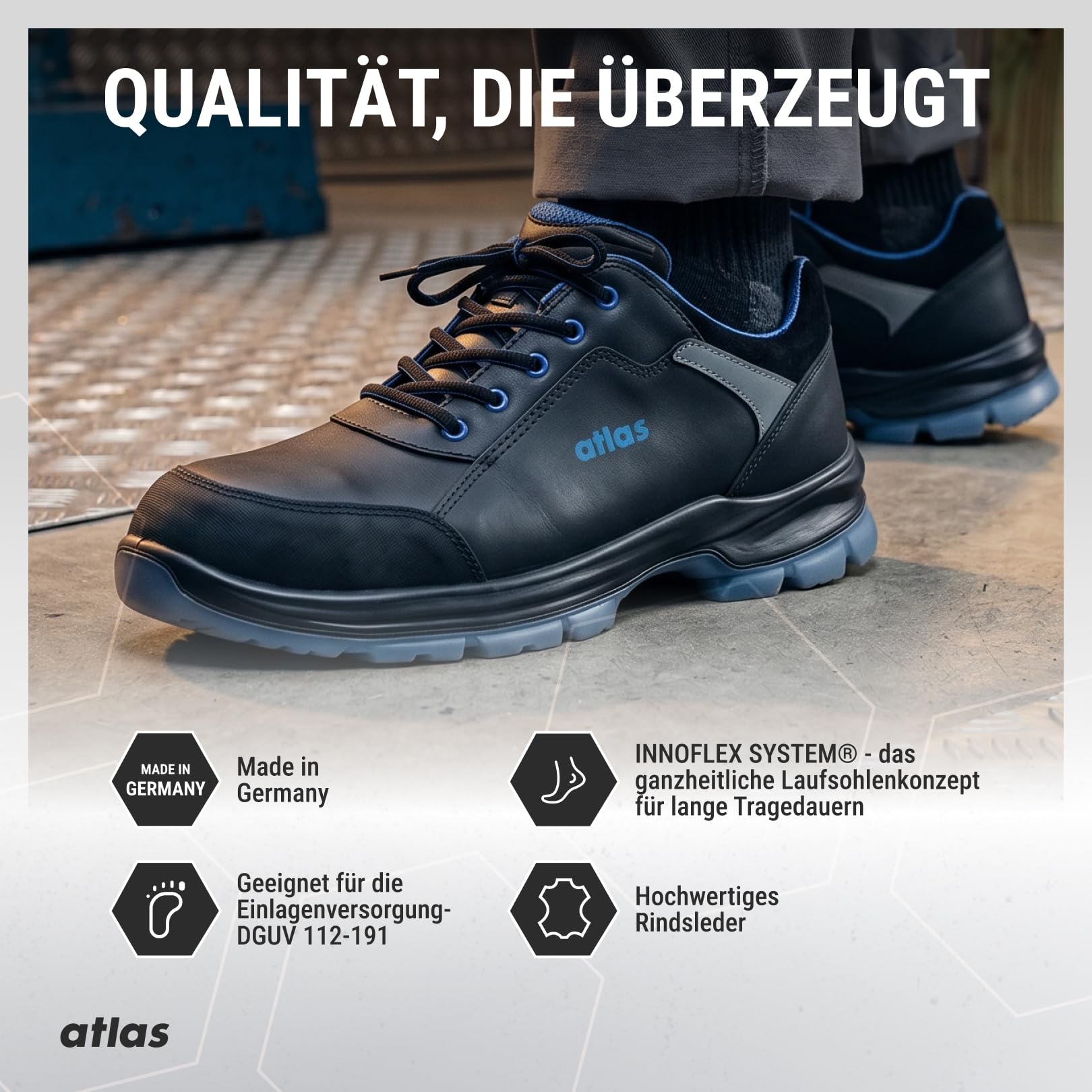 Atlas Obuwie ochronne Alu-Tec 565 XP szerokość 12