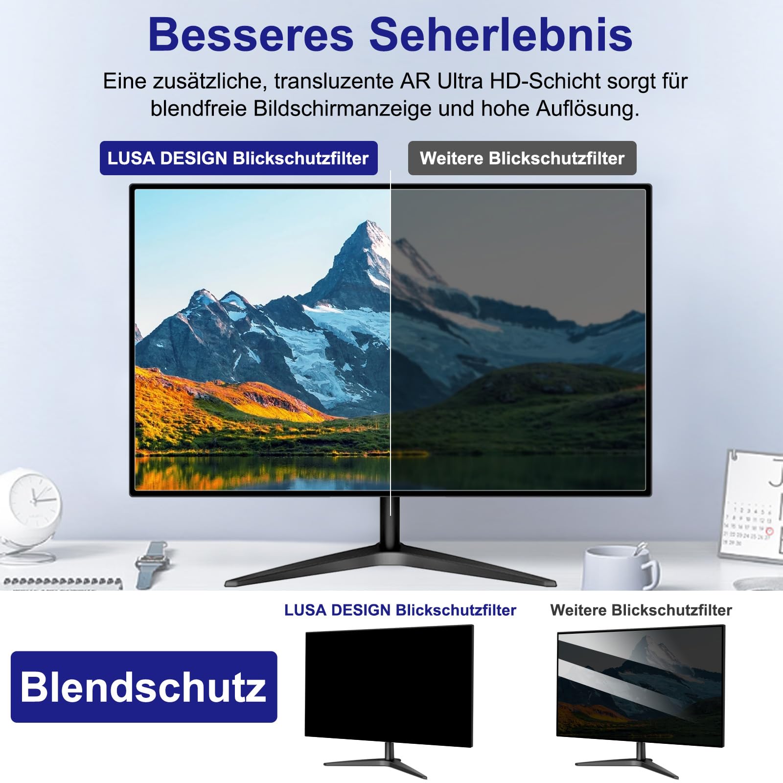 Monitor Filtro magnético de privacidad para 16:9 (relación de aspecto 21,5 pulgadas 16:9)