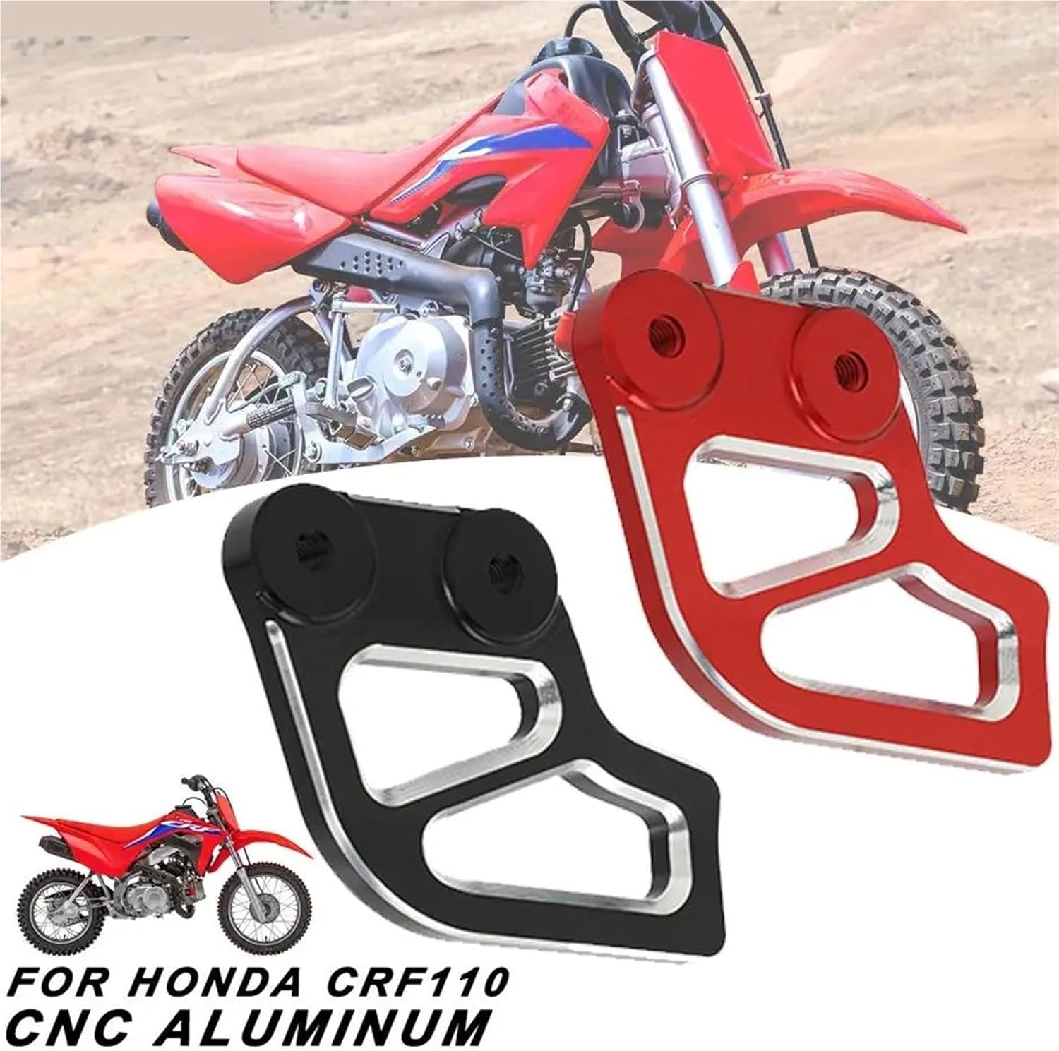 Sprocket Cover Motorcycles Chain Guard Guide CNC 6061 Aluminum Fit for Honda Crf110F Crf 110F 2013-2025 Dirt Pit Bike Sprocket Guard